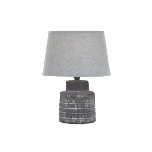 Lampe de table grise