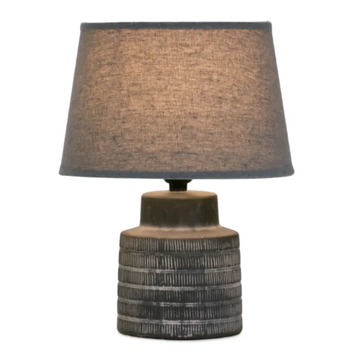 Lampe de table grise