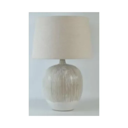 Lampe de table Ivoire et blanc