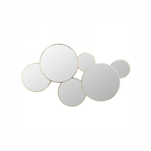Miroir doré multi cercles