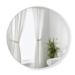 Miroir rond Hub blanc