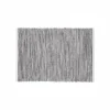 Napperon à motif ligné gris et blanc