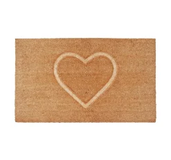 Paillasson coeur engravé