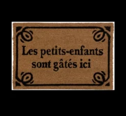Paillasson les petits enfants sont gatés ici