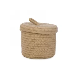 Panier naturel avec couvercle