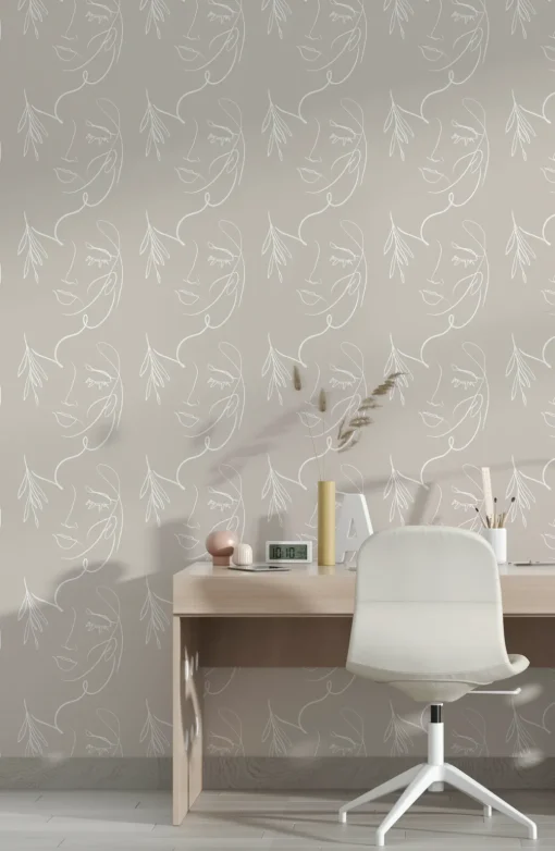 Papier peint Femina