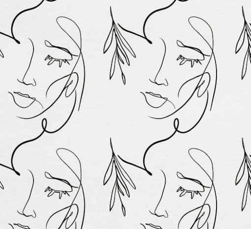Papier peint Femina