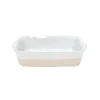 Plat rectangulaire pour le four Fattoria blanc