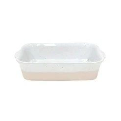 Plat rectangulaire pour le four Fattoria blanc