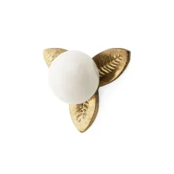 Poignée Fleur blanche