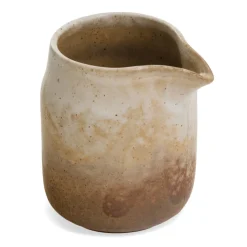 Pot à lait en porcelaine antique beige