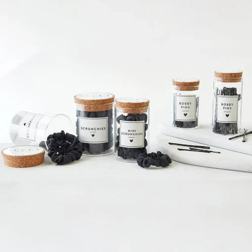Pot de chouchou Scrunchies noir