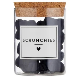 Pot de chouchou Scrunchies noir