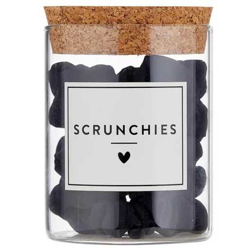 Pot de chouchou Scrunchies noir