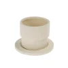 Pot en argile Blanc