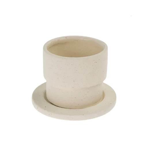 Pot en argile Blanc