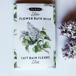 Sachet de lait de bain lilas par Dot & Lil