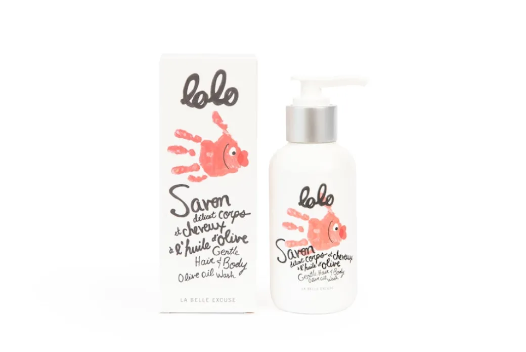 Savon délicat corps et cheveux à l'huile d'olive par Lolo