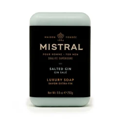 Savon pour homme en barre Gin salé