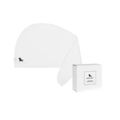 Serviette pour cheveux Blanc Crystal