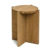 Table d'appoint en bois naturel