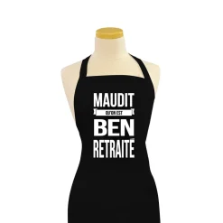 Tablier - Maudit qu'on est ben retraité