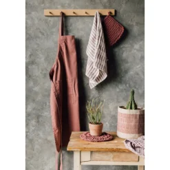 Tablier Stonewash rose