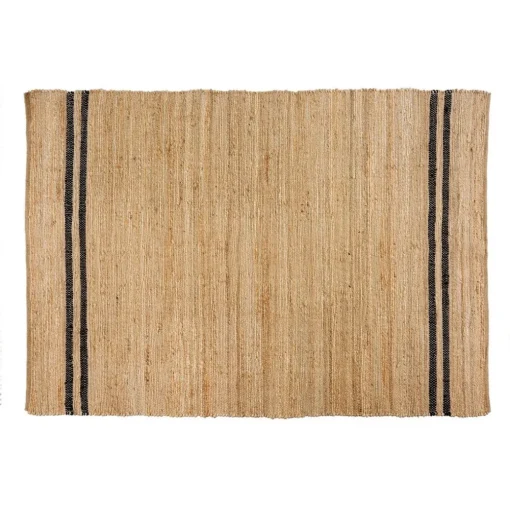 Tapis à bandes Coastal noir