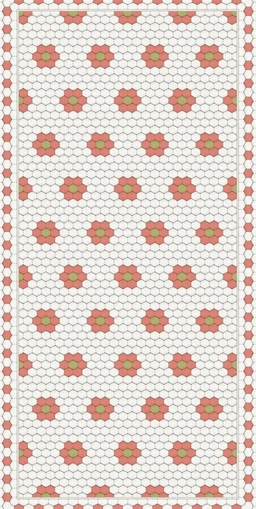Tapis de vinyle Petite fleur rose