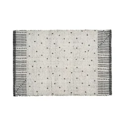 Tapis moderne à pois