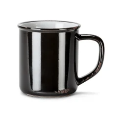 Tasse à café Enamel noire
