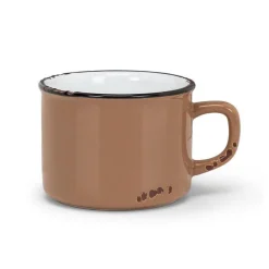 Tasse à cappuccino Enamel taupe