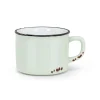 Tasse à cappuccino Enamel menthe