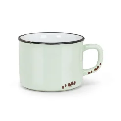 Tasse à cappuccino Enamel menthe