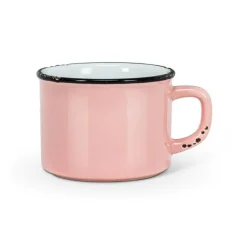 Tasse à cappuccino Enamel rose
