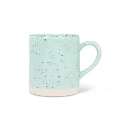 Tasse en grès tachetée Aqua