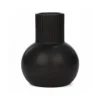 Vase en céramique Noir