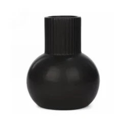 Vase en céramique Noir