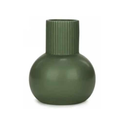 Vase en céramique vert