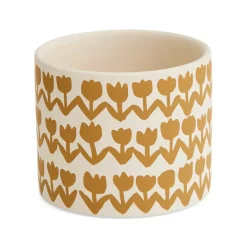 Vase tulipe jaune