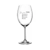 Verre à vin avec pied « Je suis TDAH »