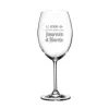 Verre à vin avec pied « Journée d'marde »