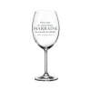 Verre à vin avec pied « Meilleure marraine » par La Maison du Bar