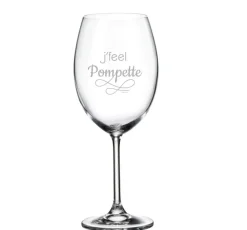 Verre à vin "J'feel pompette"