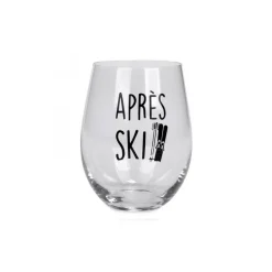 Verre à vin sans pied « Après ski »