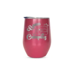 Verre isolé " Queen du camping"