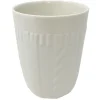 Verre tricot blanche