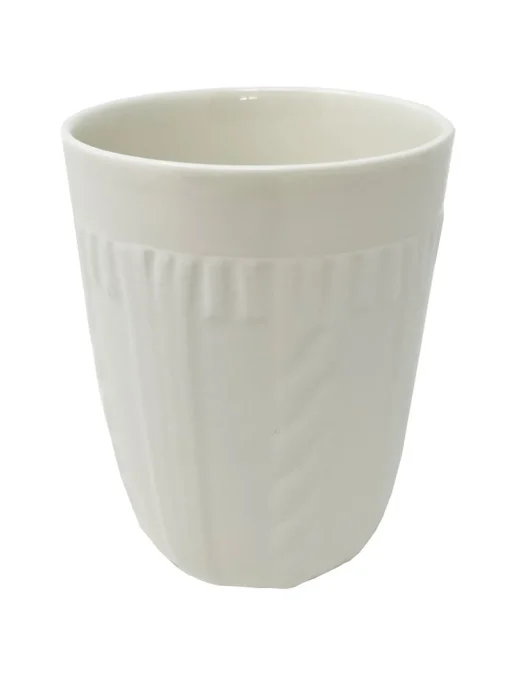 Verre tricot blanche